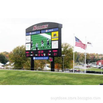 Horizontal scrolling P16 stadium perimeter led display with